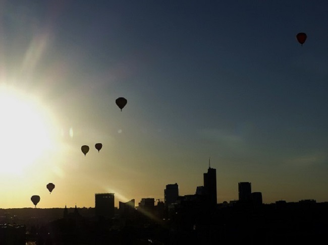 Ballons über Vilnius